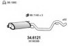 OPEL 55180388 Middle Silencer